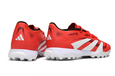 Adidas Predator 24 Elite TF Football Shoes - Red/White/Black