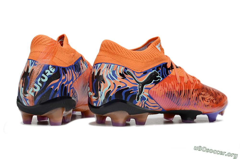 Puma Future 8 Ultimate FG Football Boots - Red/Black/Jade 5