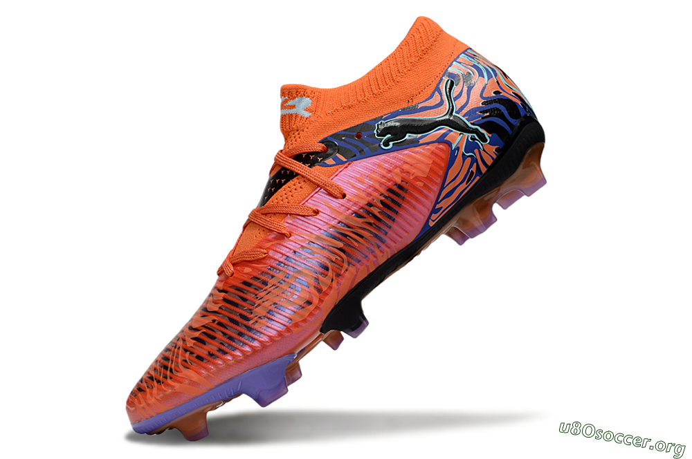 Puma Future 8 Ultimate FG Football Boots - Red/Black/Jade 4