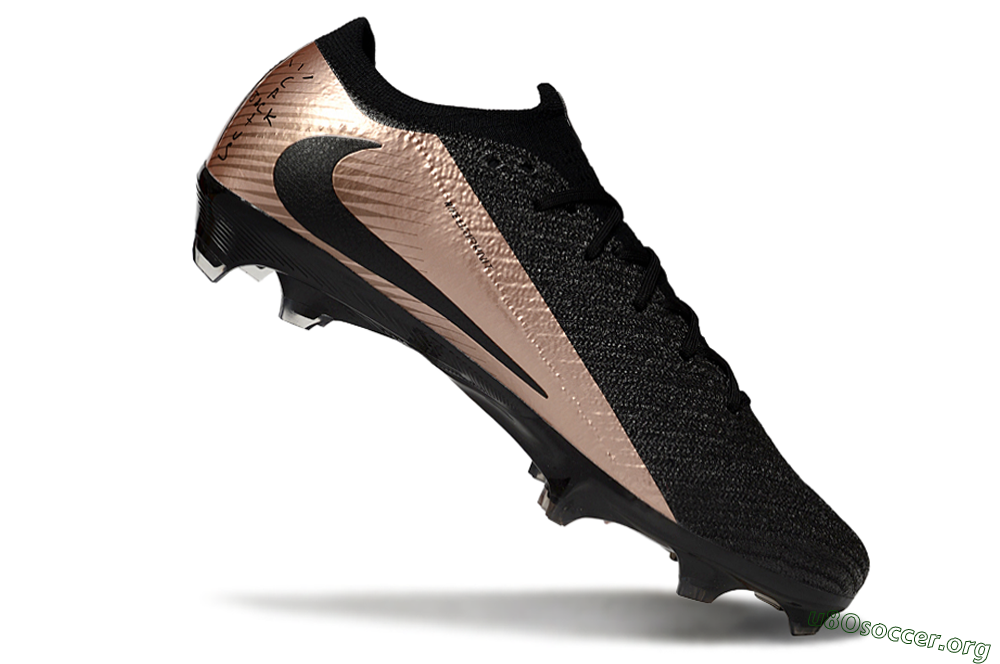 Nike Air Zoom Mercurial Vapor 16 Elite FG Football Boots - Black/Gold 4