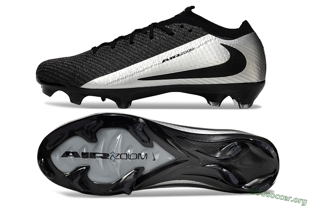Nike Air Zoom Mercurial Vapor 16 Elite FG Football Boots - Black/Silver 1