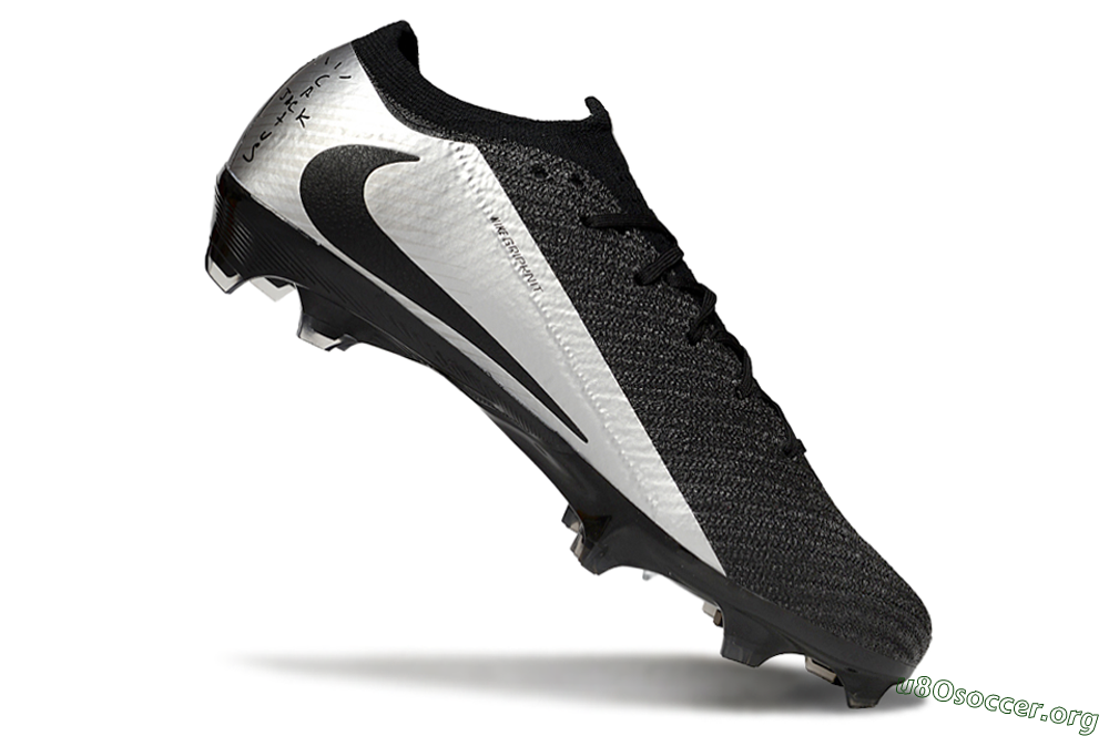 Nike Air Zoom Mercurial Vapor 16 Elite FG Football Boots - Black/Silver 4