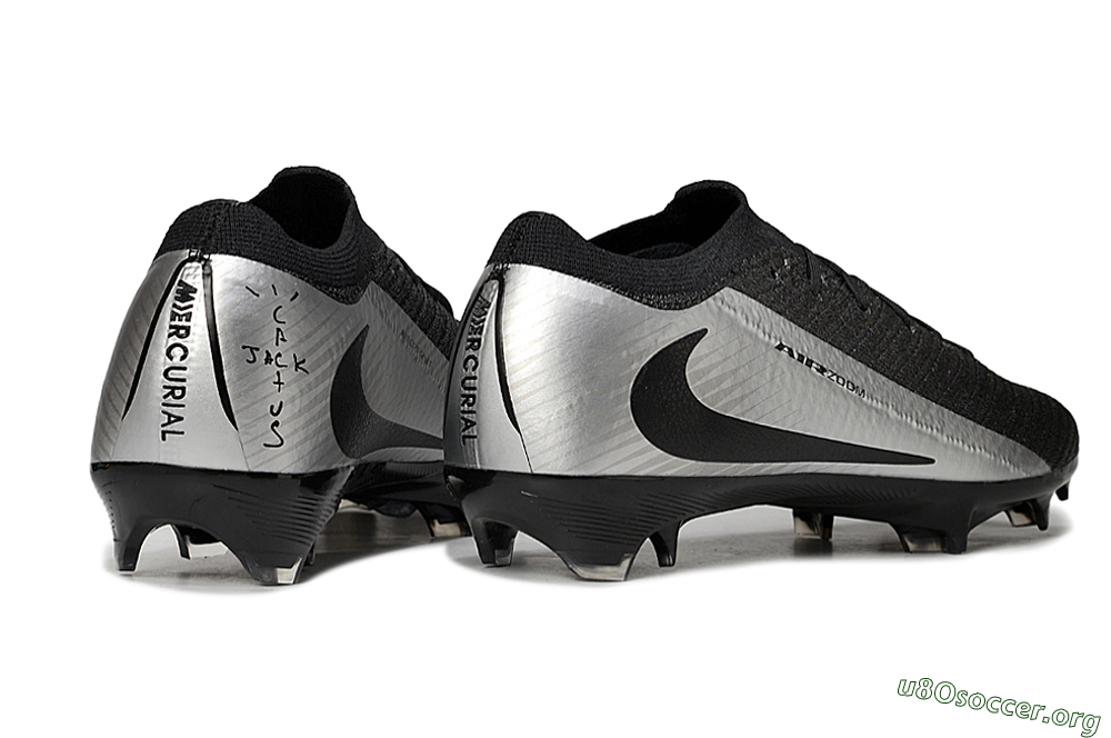 Nike Air Zoom Mercurial Vapor 16 Elite FG Football Boots - Black/Silver 6