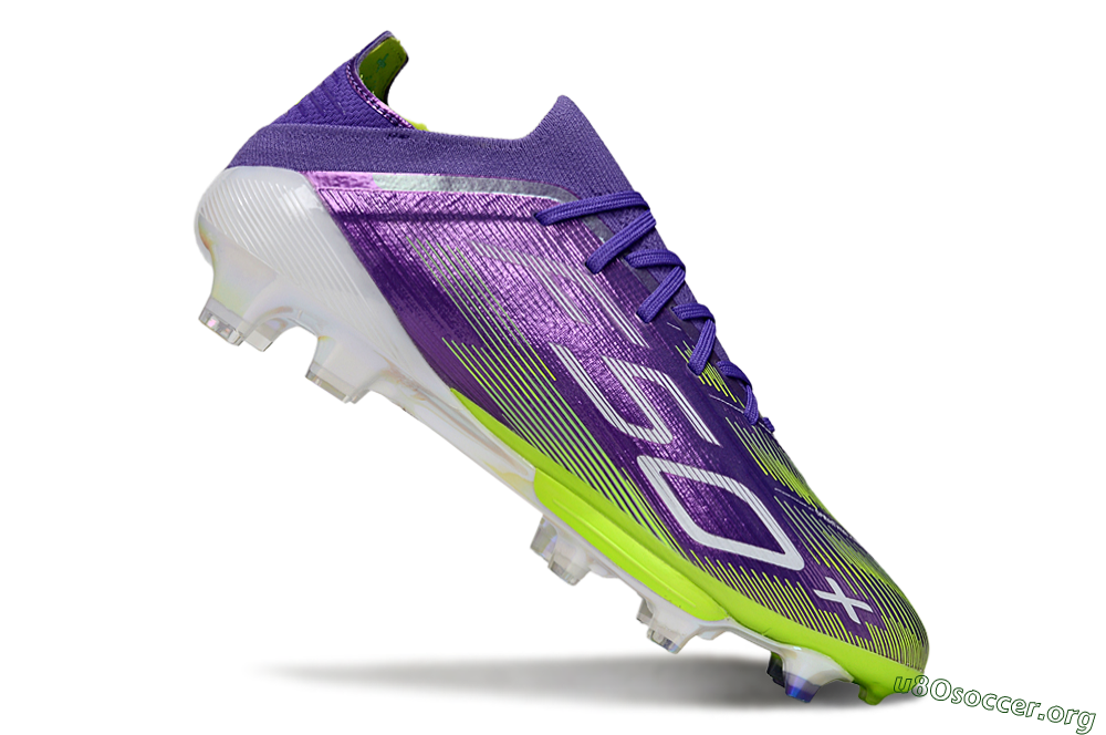 Adidas F50+ Elite Lightstrike Pro FG Football Boots - Purple/Yellow/White 4