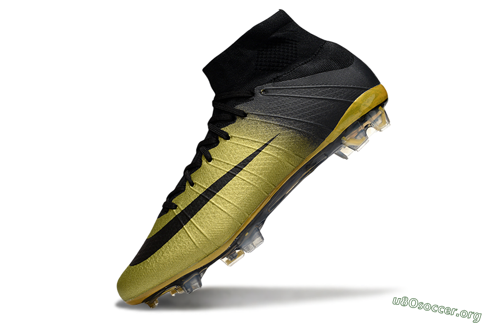 Nike Mercurial Superfly 4 CR7 FG Football Boots - Gold/Black 5
