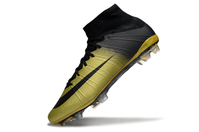 Nike Mercurial Superfly 4 CR7 FG Football Boots - Gold/Black
