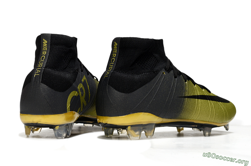 Nike Mercurial Superfly 4 CR7 FG Football Boots - Gold/Black 6