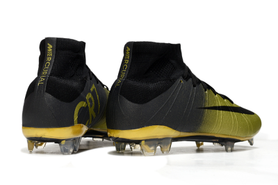 Nike Mercurial Superfly 4 CR7 FG Football Boots - Gold/Black