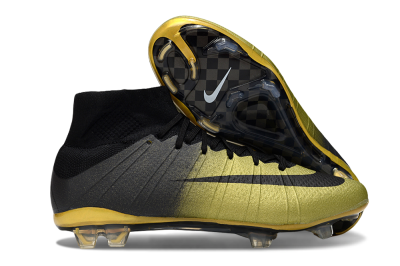 Nike Mercurial Superfly 4 CR7 FG Football Boots - Gold/Black