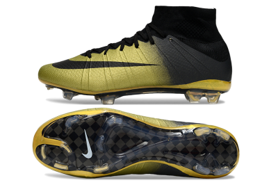 Nike Mercurial Superfly 4 CR7 FG Football Boots - Gold/Black
