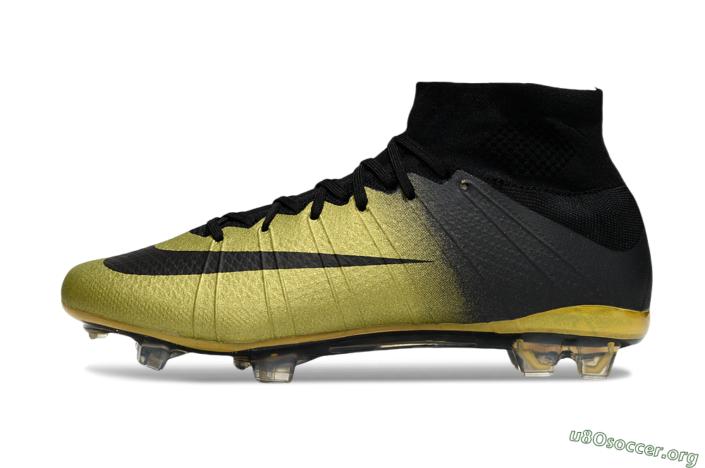 Nike Mercurial Superfly 4 CR7 FG Football Boots - Gold/Black 3