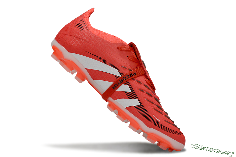 Adidas Predator Elite Foldover Tongue TF Football Shoes - Red/White/Black 4