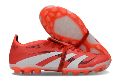Adidas Predator Elite Foldover Tongue TF Football Shoes - Red/White/Black