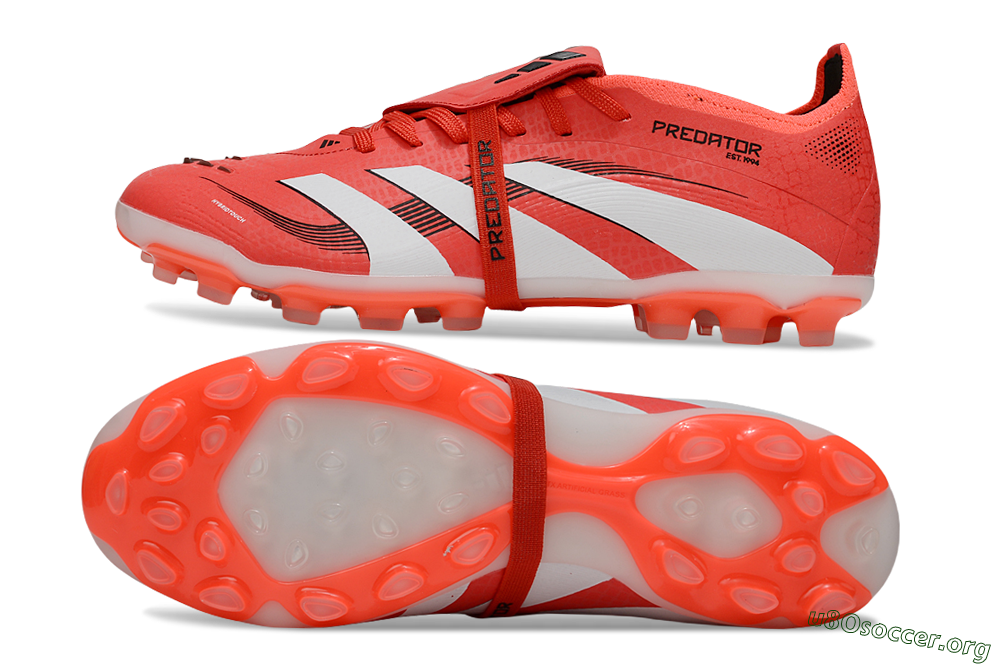 Adidas Predator Elite Foldover Tongue TF Football Shoes - Red/White/Black 1
