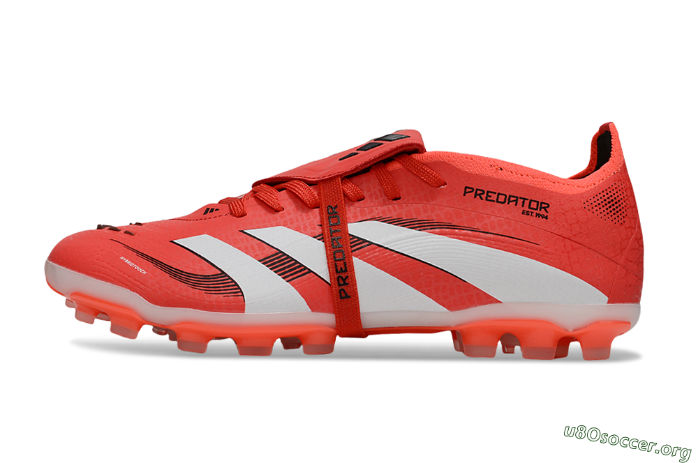 Adidas Predator Elite Foldover Tongue TF Football Shoes - Red/White/Black 3