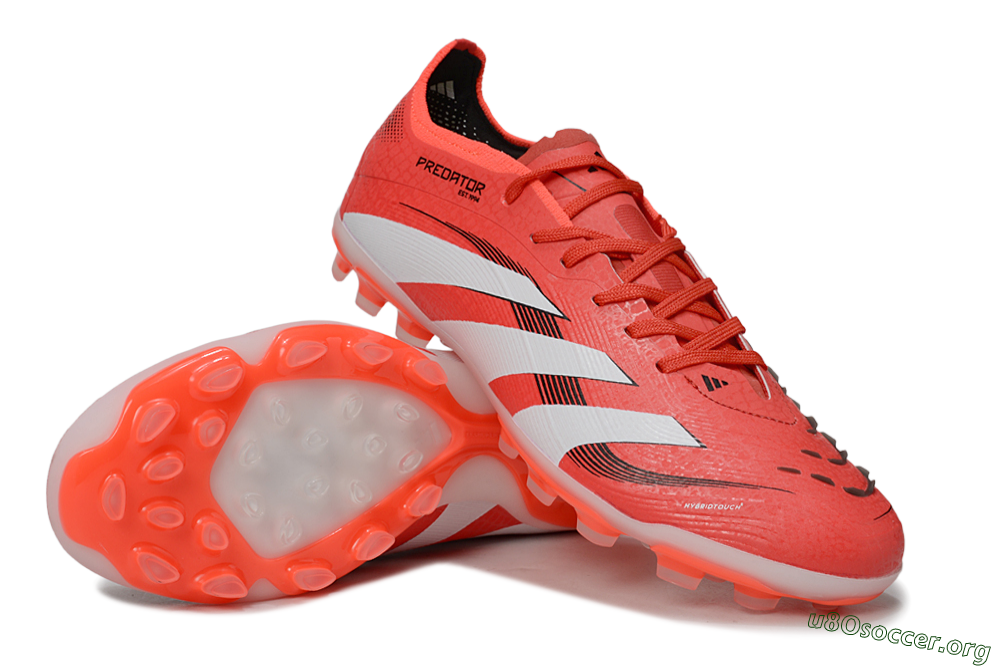 Adidas Predator 25 Elite TF Football Shoes - Red/White/Black 0