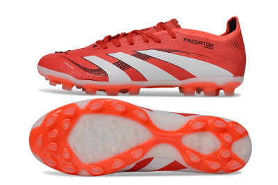 Adidas Predator 25 Elite TF Football Shoes - Red/White/Black