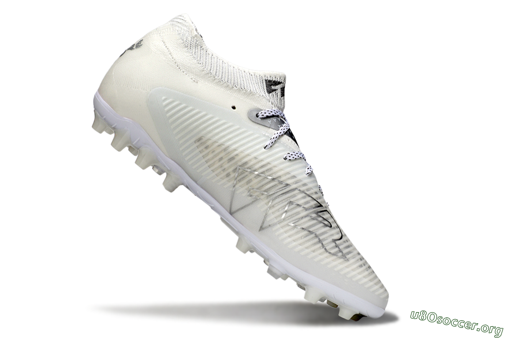 Puma Future 8 Ultimate FG Football Boots - Beige/Silver/Black 4
