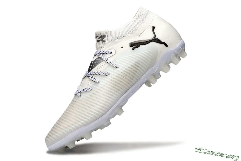 Puma Future 8 Ultimate FG Football Boots - Beige/Silver/Black 5