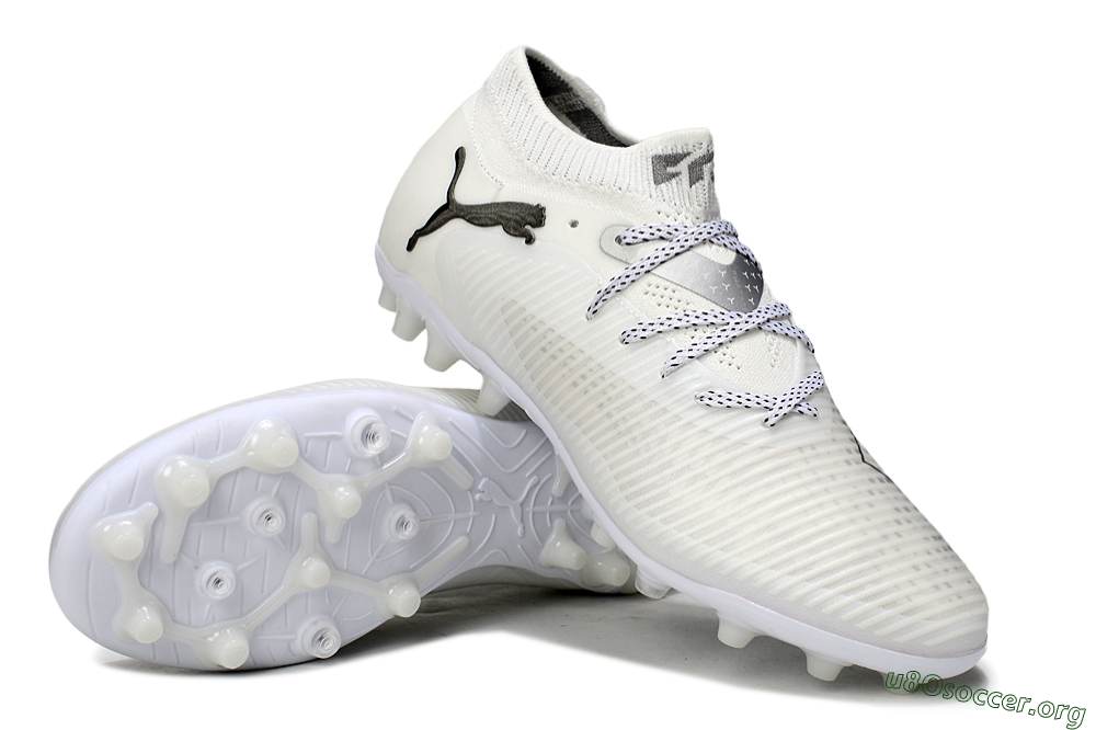 Puma Future 8 Ultimate FG Football Boots - Beige/Silver/Black 0