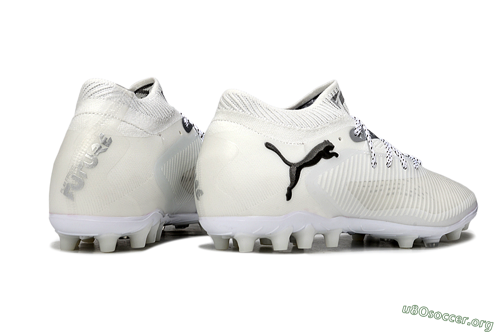 Puma Future 8 Ultimate FG Football Boots - Beige/Silver/Black 6