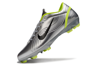 Nike Mercurial Vapor 1 FG Football Boots - Silver/Black/Yellow