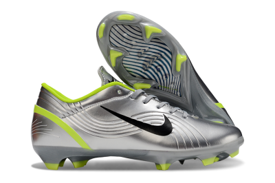 Nike Mercurial Vapor 1 FG Football Boots - Silver/Black/Yellow