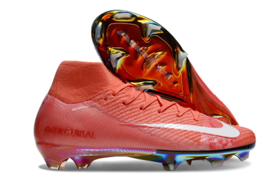 Nike Air Zoom Mercurial Superfly 10 Elite FG Football Boots - Red/White/Gold