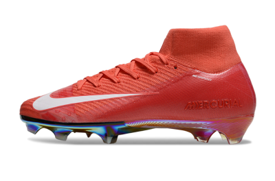 Nike Air Zoom Mercurial Superfly 10 Elite FG Football Boots - Red/White/Gold