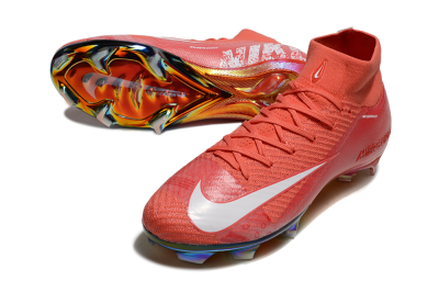 Nike Air Zoom Mercurial Superfly 10 Elite FG Football Boots - Red/White/Gold