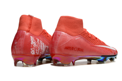 Nike Air Zoom Mercurial Superfly 10 Elite FG Football Boots - Red/White/Gold