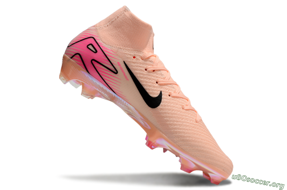 Nike Air Zoom Mercurial Superfly 10 Elite FG Football Boots - Pink/Black 4