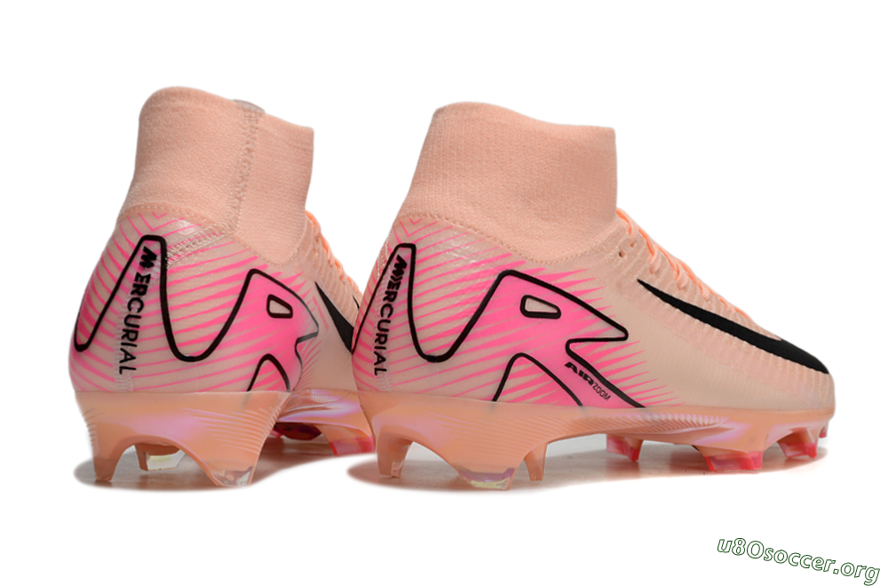 Nike Air Zoom Mercurial Superfly 10 Elite FG Football Boots - Pink/Black 6