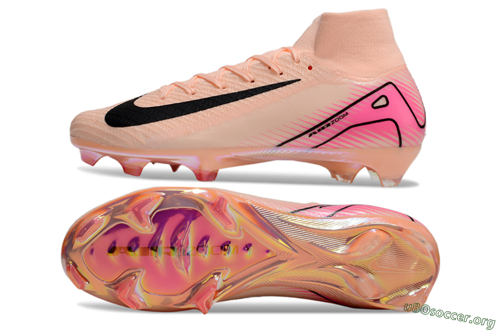 Nike Air Zoom Mercurial Superfly 10 Elite FG Football Boots - Pink/Black 1