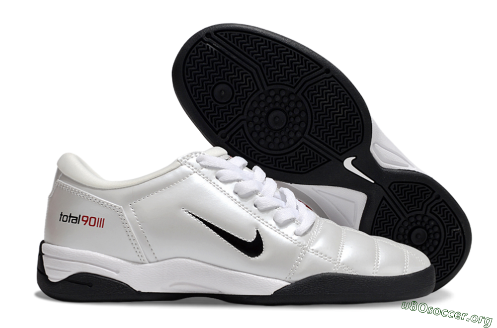Nike Total 90 II IC Football Shoes - Beige/Black/White 2