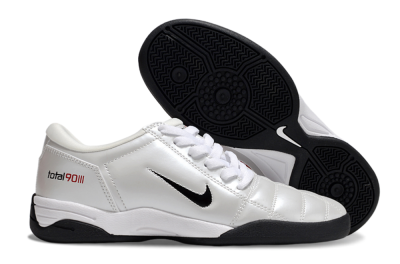 Nike Total 90 II IC Football Shoes - Beige/Black/White