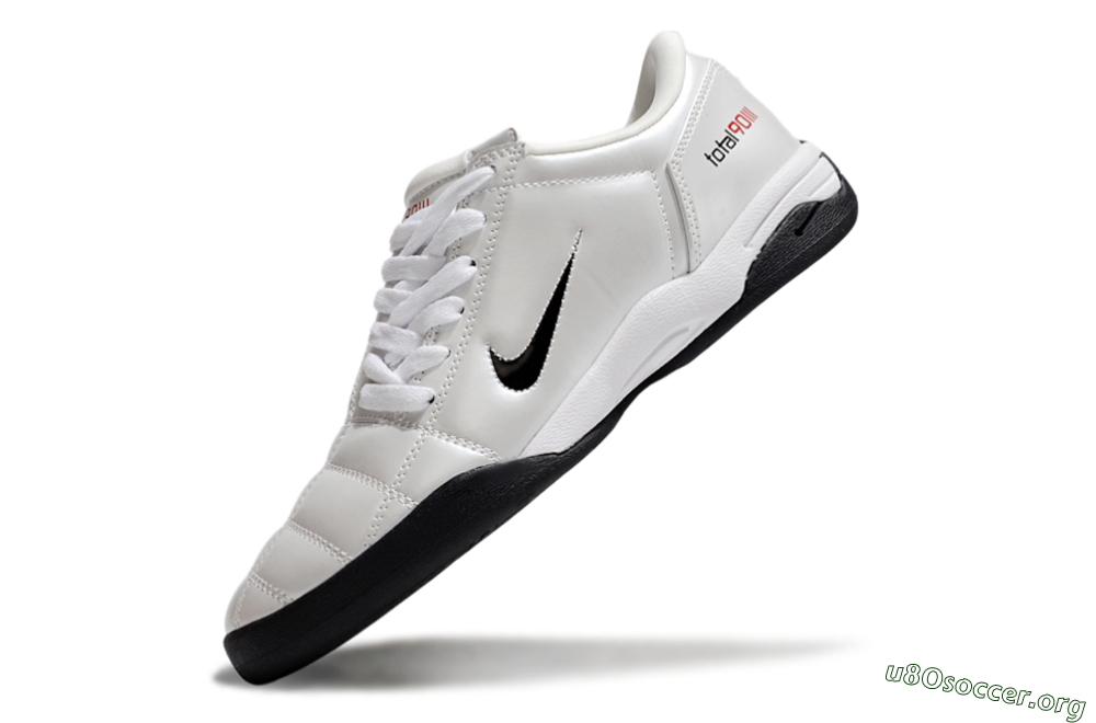 Nike Total 90 II IC Football Shoes - Beige/Black/White 5