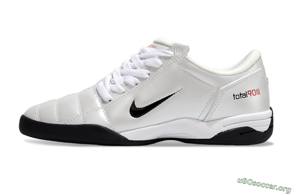 Nike Total 90 II IC Football Shoes - Beige/Black/White 3