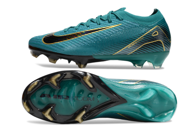 Nike Air Zoom Mercurial Vapor 16 Elite FG Football Boots - Green/Gold/Black