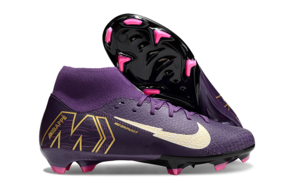 Nike Air Zoom Mercurial Superfly 10 Academy FG Football Boots - Purple/White/Gold