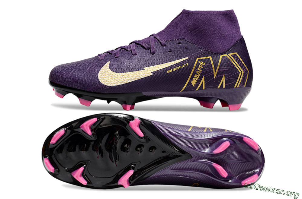 Nike Air Zoom Mercurial Superfly 10 Academy FG Football Boots - Purple/White/Gold 1
