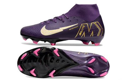 Nike Air Zoom Mercurial Superfly 10 Academy FG Football Boots - Purple/White/Gold