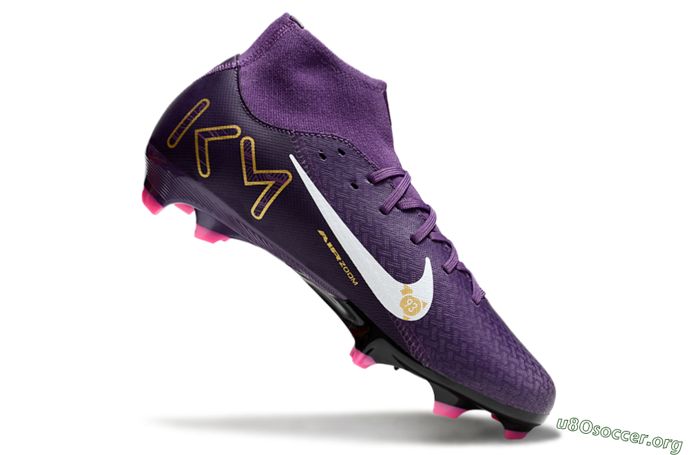 Nike Air Zoom Mercurial Superfly 10 Academy FG Football Boots - Purple/White/Gold 4