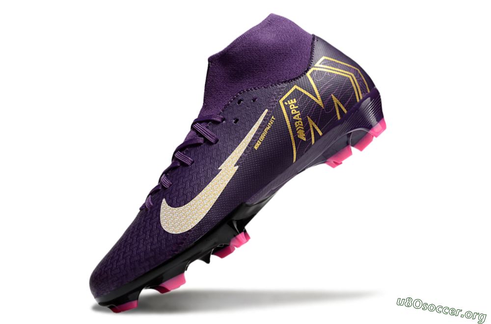 Nike Air Zoom Mercurial Superfly 10 Academy FG Football Boots - Purple/White/Gold 5