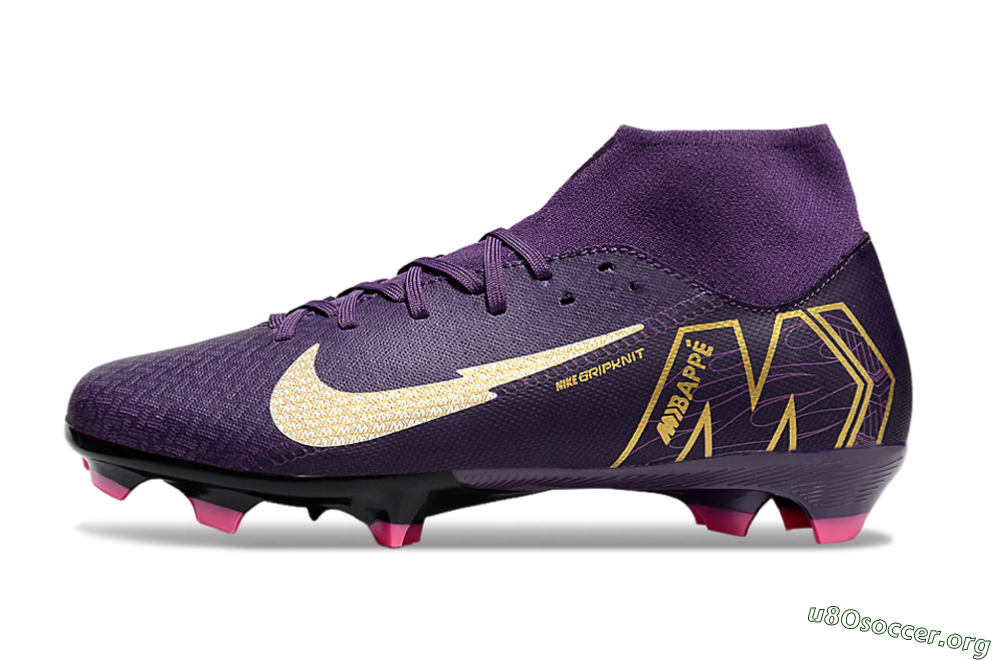 Nike Air Zoom Mercurial Superfly 10 Academy FG Football Boots - Purple/White/Gold 3