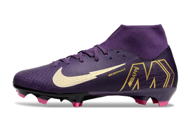 Nike Air Zoom Mercurial Superfly 10 Academy FG Football Boots - Purple/White/Gold