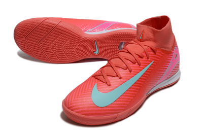 Nike Air Zoom Mercurial Superfly 10 Elite IC Football Shoes - Red/Jade/Pink