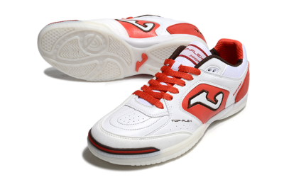 Joma Top Flex IC Football Shoes - White/Red/Black