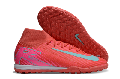 Nike Air Zoom Mercurial Superfly 10 Elite TF Football Shoes - Red/Jade/Pink