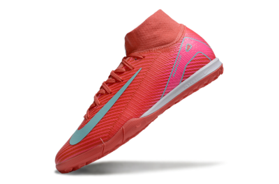 Nike Air Zoom Mercurial Superfly 10 Elite TF Football Shoes - Red/Jade/Pink